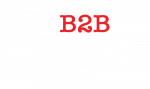 bright red B2B marketing mindset square logo